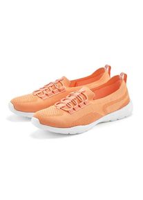 Lascana Sneaker 'Slipper, Halbschuh, leichtes Meshmaterial' hellorange Gr. 41 für Damen