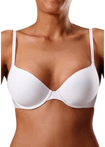 Triumph Große Größen Halbschalen-BH Gr. 75E weiß für Damen