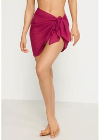 LSCN BY LASCANA Strandrock pink Gr. 1 für Damen. Figurumspielend. Nachhaltig.
