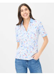 Brax Damen Polo Style CLEO cornflower, Blau, Gr. 38
