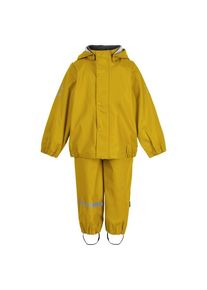 Mikk-line PU Rain w. Suspension Recycled Regenset Kinder Freizeit (Gr 74 |gelb |wasserdicht)