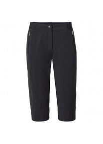 Vaude Farley Stretch Capri III Trekkinghose Damen (Gr 34 |schwarz)