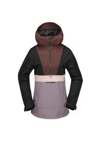 Volcom Ashfield Pullover Skijacke Damen Snowboard (Gr XS |schwarz |wasserdicht)