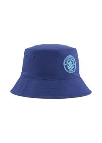 Puma Damen Fischerhut "Manchester City ftblNRGY Wendbarer Bucket Hat Erwachsene"blazing blau bright aqua, Innenmaterial: 100% Baumwolle; Außenseite: