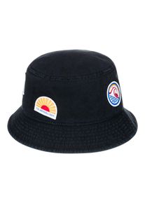 Quiksilver Herren Wendehut "The Patch", schwarz, Gr. L, Baumwolle, Hüte