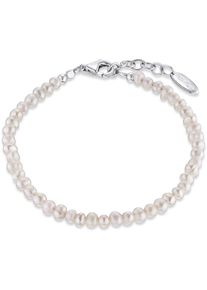 Engelsrufer Damen Perlenarmband "ARMBAND SÜSSWASSERZUCHTPERLE, ERB-20-PE", 20, Silber 925 (Sterlingsilber)-Edelstahl-Perlen, weiß, Silber 925