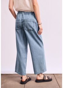 Street One Damen Loose-fit-Jeans, blau, casual, Gr. 27, unifarben, Jeans, 50% Baumwolle, 40% Lyocell, 10% Modal, Jeans, im Loose Fit