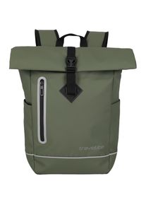 Travelite Freizeitrucksack "BASICS Roll-Up Rucksack Plane", grün, Polyester, unifarben, klassisch, Rucksäcke, Wanderrucksack Reiserucksack Streetpack
