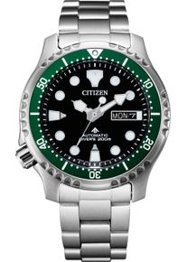Citizen Damen Automatikuhr "Promaster Mechanical Diver", silber, Armbanduhren, Armbanduhr, Herrenuhr, Damenuhr, Taucheruhr, bis 20 bar wasserdicht