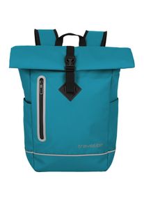 Travelite Freizeitrucksack "BASICS Roll-Up Rucksack Plane", blau, Polyester, unifarben, klassisch, Rucksäcke, Wanderrucksack Reiserucksack Streetpack