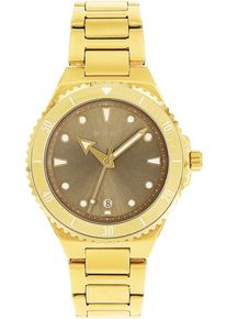 JOOP! JOOP Damen Quarzuhr, gold, Armbanduhren, Armbanduhr, Damenuhr, analog, Datum, Edelstahlarmband