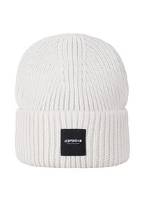 Icepeak Herren Strickmütze "HANAMAULU", weiß, sportlich, unifarben, Strick, Microfaser, Mützen