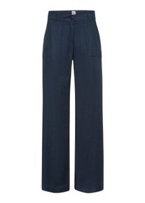 Brax Damen Culotte "Style MAINE", blau, Gr. 22, 59% Leinen, 19% Baumwolle, 19% Viskose, 3% Elasthan, Hosen