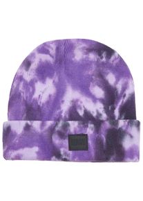 Urban Classics Damen Beanie "Urban Classics Unisex Tie Dye Beanie", lila, Baumwolle, Mützen