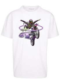 Herren T-Shirt "Upscale by Mister Tee Moto GT Oversize Tee", weiß, casual, Gr. XL, UPSCALE BY MISTER TEE, bedruckt, 100% Baumwolle, Shirts
