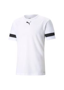 Puma Herren Trainingstop "TEAMRISE JERSEY", schwarz-weiß, sportlich, Gr. M, unifarben, Netz, Obermaterial: 100% Polyester, Tops