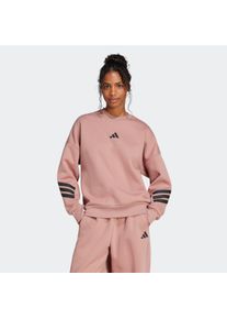 Damen Sweatshirt "W FI 3S SWT", rosa, sportlich, Gr. S, adidas Sportswear, Obermaterial: 67% Polyester, 33% Baumwolle, Sweatshirts