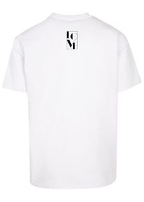 Merchcode Herren T-Shirt "Merchcode Herren Love Heavy Oversized Tee", weiß, casual, Gr. XS, bedruckt, 100% Baumwolle, Shirts