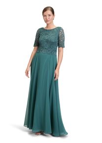 Vera Mont Damen Abendkleid "Vera Mont Abendkleid mit Spitze", grün, feminin, Gr. 50, Obermaterial: 100% Polyester. Futter: 100% Polyester., Kleider,