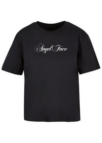 MISS TEE Herren T-Shirt "Miss Tee Angel Face Tee", schwarz, casual, Gr. S, bedruckt, 100% Baumwolle, Shirts