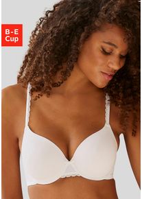 s.Oliver Damen Schalen-BH "Camille", Gr. 80, weiß, Microtouch, Spitze, Obermaterial: 72% Polyamid, 16% Polyester, 12% Elasthan, Basic, BHs, mit