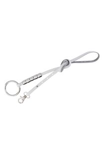 Bernd Götz BERND GÖTZ Damen Ledergürtel, weiß, modisch, Gr. 105, unifarben, Leder, Gürtel, mit Karabiner-Ringverschluss