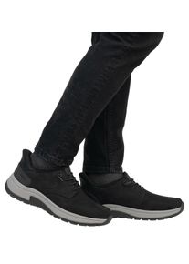 Rieker Herren Slip-On Sneaker "Ready2GO", Gr. 42, schwarz, Nubukleder, Textil, sportlich, Schuhe, Halbschuh, Schlupfschuh, Outdoorschuh,