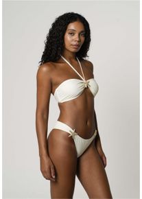 MODA MINX Damen Triangel-Bikini-Top, beige, Gr. XL, unifarben, 82% Polyamid, 18% Elasthan, Bikini-Oberteile, mit tollem Seestern-Element
