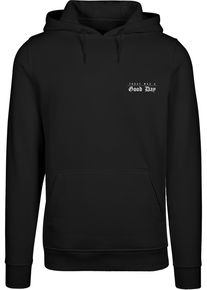 MisterTee Herren Kapuzensweatshirt "MisterTee Today Was A Good Day Hoody", schwarz, Gr. XXXL, bedruckt, 65% Baumwolle, 35% Polyester, Sweatshirts