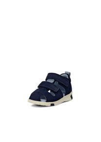 Ecco Kinder Lauflernschuh "Mini Stride Sandal", Gr. 24, blau, Nubukleder, casual, Schuhe, Babyschuh, Sandale, Sommerschuh mit Lederinnensohle