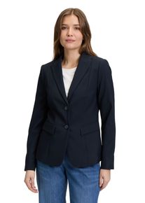 Betty Barclay Damen Kurzblazer "Betty Barclay Kurzblazer langarm", blau, modisch, Gr. 38, Obermaterial: 86% Polyester, 14% Elasthan. Futter: 100%