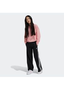 Kinder Sporthose "WIDE PANTS", schwarz, sportlich, Gr. 128, adidas originals, Obermaterial: 100% Polyester, Hosen