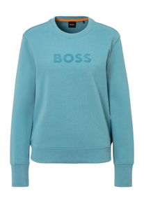 BOSS Orange Damen Sweatshirt "Elaboss Premium Damenmode", blau, casual, Gr. XS, unifarben, Sweatware, Obermaterial: 100% Baumwolle, Sweatshirts, mit