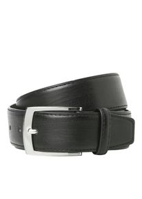Jack & Jones JACK & JONES Damen Ledergürtel "JACMARKUS BELT NOOS", schwarz, modisch, Gr. 90, unifarben, Kunstfaser, Gürtel