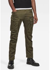 G-Star Raw G-STAR Herren Cargohose "Rovic Zip 3D Tapered Pant", grün, modisch, Gr. 32, unifarben, Web, Obermaterial: 97% Baumwolle, 3% Elasthan, Hosen, Tapered
