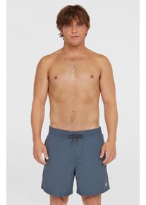 O`Neill O'NEILL Herren Badeshorts "VERT 16'' SWIM SHORTS", blau, sportlich, Gr. L, unifarben, Polyamid, Badehosen, mit Druckknopf