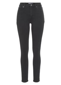 Damen Skinny-fit-Jeans "HIGH RISE SKINNY", schwarz, feminin, Gr. 31, Calvin Klein Jeans, unifarben, Denim/Jeans, Obermaterial: 89% Baumwolle, 8%