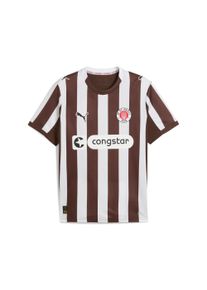 Puma Herren Trainingstop "FCSP HOME JERSEY", braun, sportlich, Gr. XXL, gestreift, Web, Obermaterial: 100% Polyester, Tops