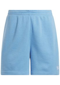 Reebok Damen Sweatshorts "Reebok IDENTITY SL FT SHORT"recovery blau, sportlich, Gr. L, Obermaterial: 70% Baumwolle, 30% Polyester, Hosen