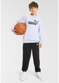 Puma Kinder Trainingsanzug "ESS NO.1 LOGO CREW SWEAT SUIT TR B"cool weather, sportlich, Gr. 152, bedruckt, Sweatware, Obermaterial: 68% Baumwolle,