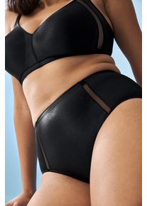 Naturana Damen Shapingslip "Curve Hugger", Gr. 44, schwarz, Obermaterial: 91% Polyamid, 9% Elasthan, unifarben, Unterhosen, mit seidigem Glanzfinish