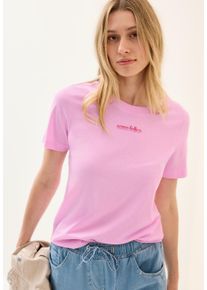 Cecil Damen T-Shirtcherry blossom pink, casual, Gr. XL, bedruckt, Obermaterial: 100% Baumwolle, Shirts, mit Wording