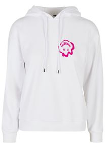MISS TEE Damen Kapuzenpullover "Miss Tee Every Things Nice Hoody", weiß, casual, Gr. S, mehrfarbig, 65% Baumwolle, 35% Polyester, Pullover