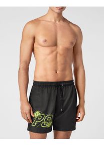 Plein Sport Herren Badehose "Badehose", schwarz, Gr. M, Obermaterial: 100% Polyester, Badehosen