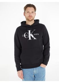 Herren Kapuzensweatshirt "CORE MONOGRAM HOODIE", schwarz, modisch, Gr. XXXL, Calvin Klein Jeans, unifarben, Sweatware, Obermaterial: 100% Baumwolle,