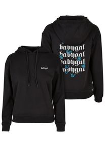 MISS TEE Damen Kapuzenpullover "Miss Tee Babygal Hoody", schwarz, casual, Gr. S, mehrfarbig, 65% Baumwolle, 35% Polyester, Pullover