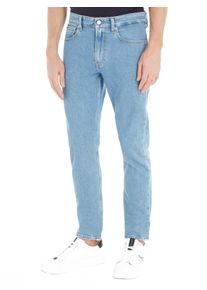 Herren Slim-fit-Jeans "SLIM TAPER", blau, casual, Gr. 30, Calvin Klein Jeans, Denim/Jeans, Obermaterial: 99% Baumwolle, 1% Elasthan, Jeans, mit