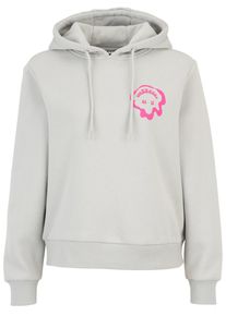 MISS TEE Damen Kapuzenpullover "Miss Tee Every Things Nice Hoody", grau, casual, Gr. S, mehrfarbig, 65% Baumwolle, 35% Polyester, Pullover