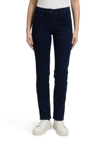 Betty Barclay Damen Slim-fit-Jeans "Betty Barclay Basic-Jeans mit aufgesetzten Taschen", blau, Basic, Gr. 42, Obermaterial: 64% Baumwolle, 29%