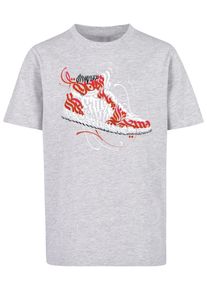 MisterTee Jungen T-Shirt "MisterTee Herren Kids Tagged Sneaker Tee", grau, casual, Gr. 146, bedruckt, 100% Baumwolle, Shirts